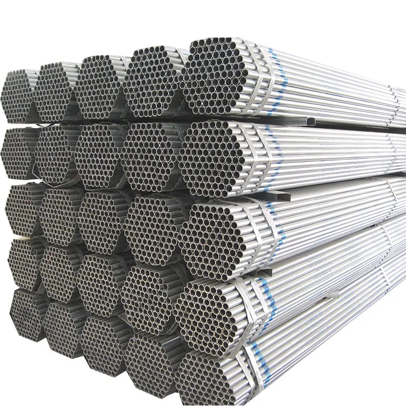 Hot DIP Gi Galvanized Steel Pipe and Tubes Pre for Construction