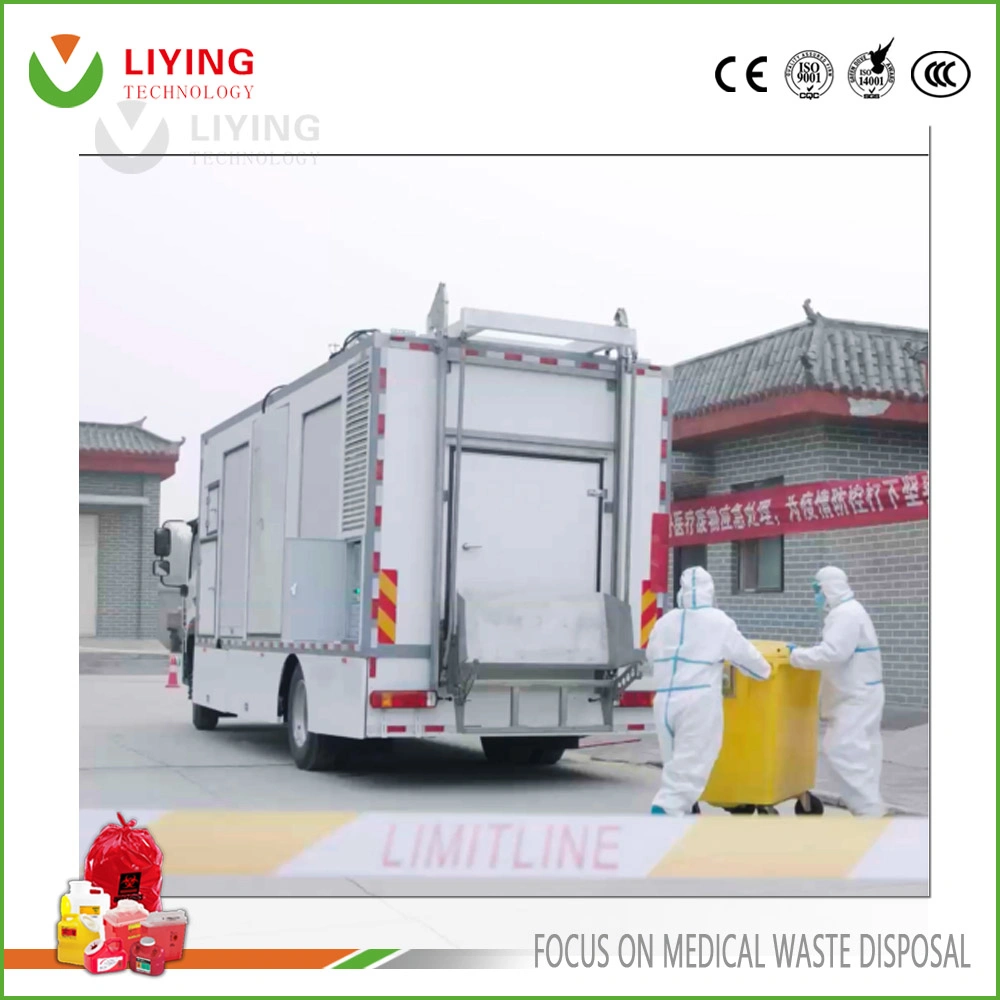 Environmental Biohazard Medical Waste Garbage Truck Microwave Steam Vehicle Management