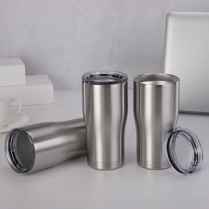 High quality/High cost performance  20oz Double Wall Promotional 304 Stainless Steel Travel Mug Cup with Lid