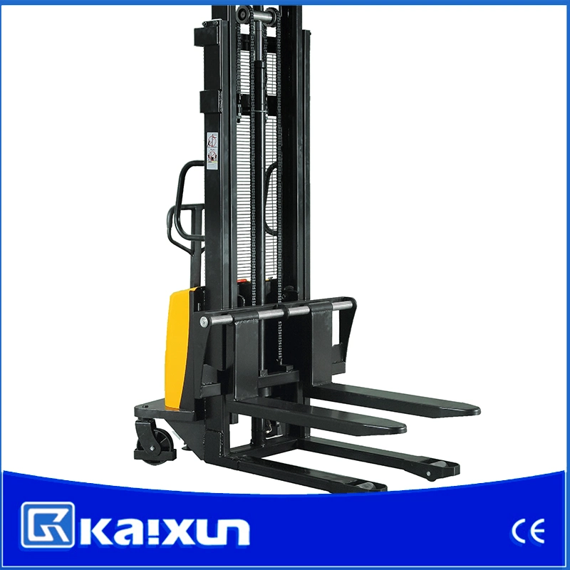 Transport Parts Semi-Electric Hydraulic Pallet Stacker with CE 1000kg 2m