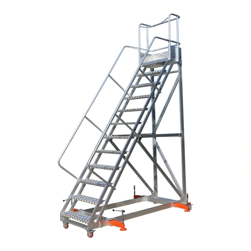 Aircraft Docking Adjustable Maintenance Aluminum Alloy Work Platform