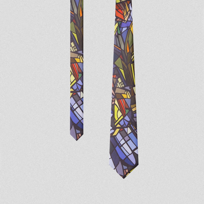 Fashion Casual Silk Digital Printing Tie for Men Business Wedding Formal Party Custom Design