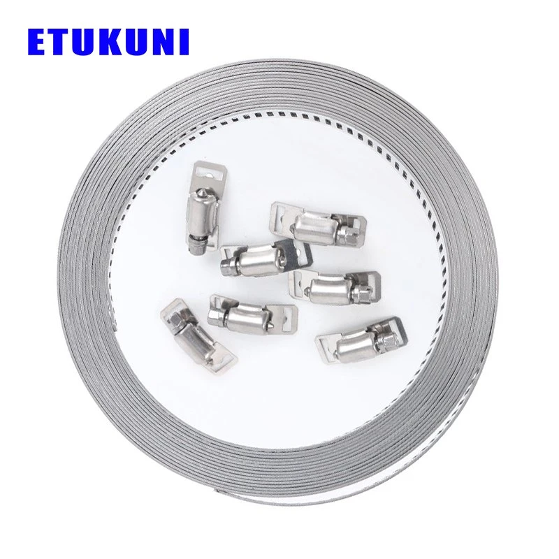 12.7mm Bandwidth Highquality Stainless Steel of America Type Worm Drive Hose Clamp Flexible Metal Hoses