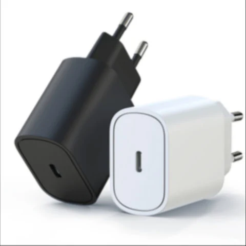 Original USB-adaptateur de voyage C pd Cargador de type C Super prise murale de charge rapide de l'adaptateur chargeur 25W Chargeur pour téléphone chantée