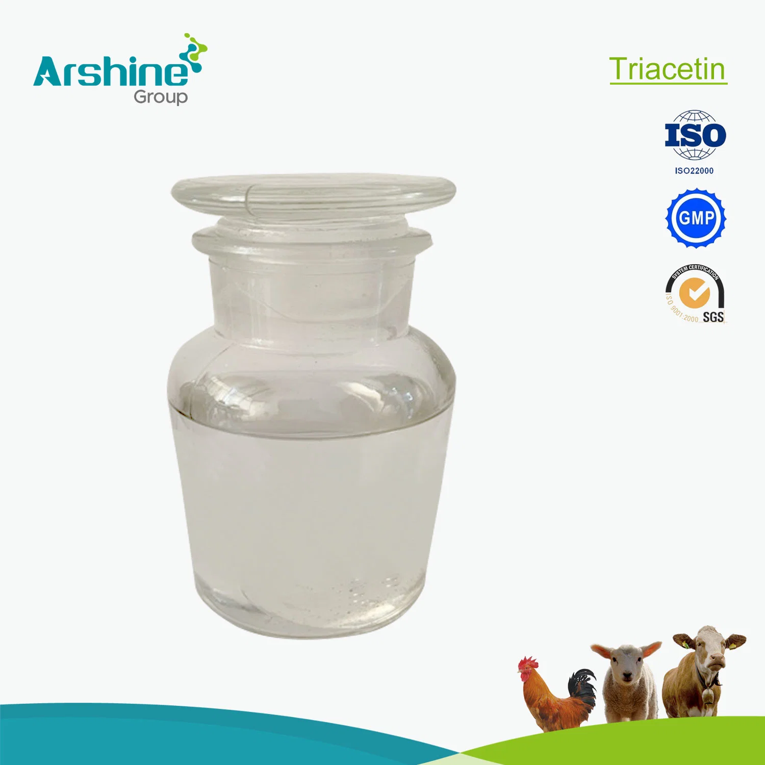 Veterinärmedizin Rohstoff CAS102-76-1 Triacetin mit bester Qualität