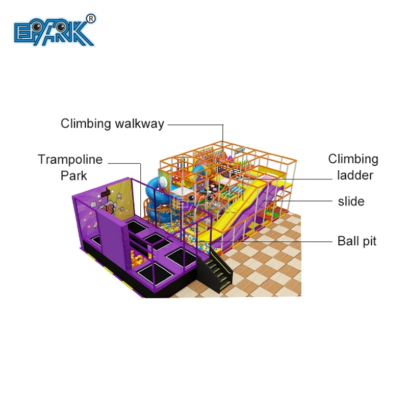 Mejor zona de juegos para niños Equipo de juegos de interior Juego suave