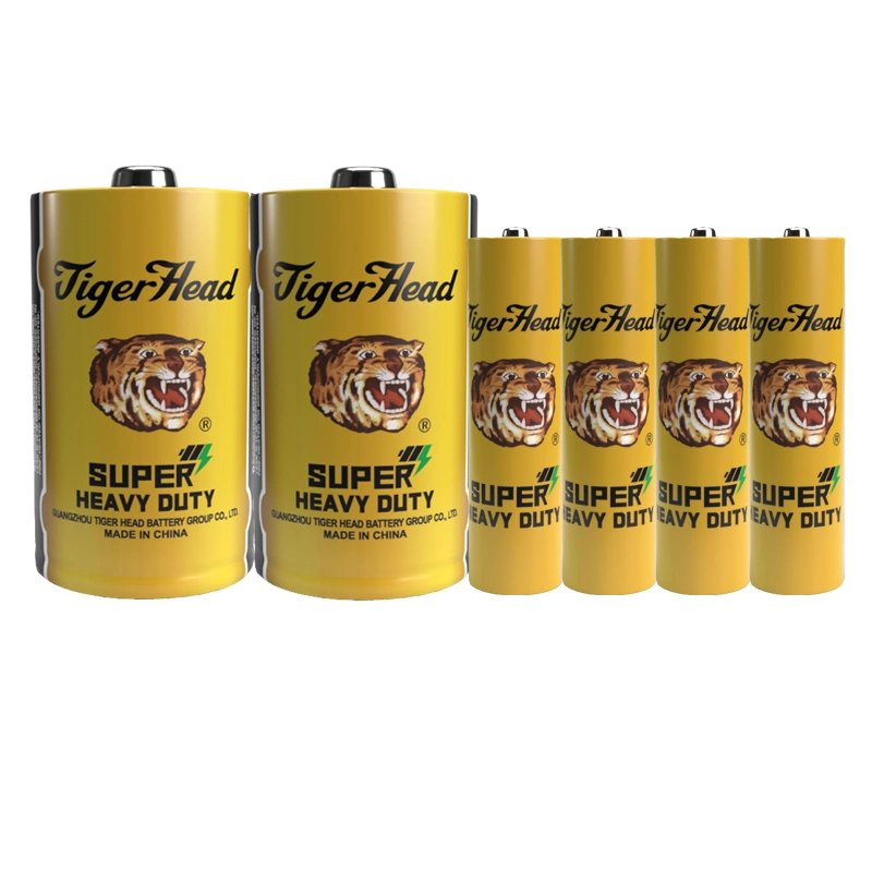 Metal Jacket R6p for Remote Controller Tiger Head Dry Cell Super Heavy Duty AA Battery