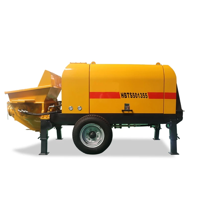 Small Truck Schwing Diesel Engine Construction Concrete Pump Truck Machine Spare Parts Concrete Mixer with Pump