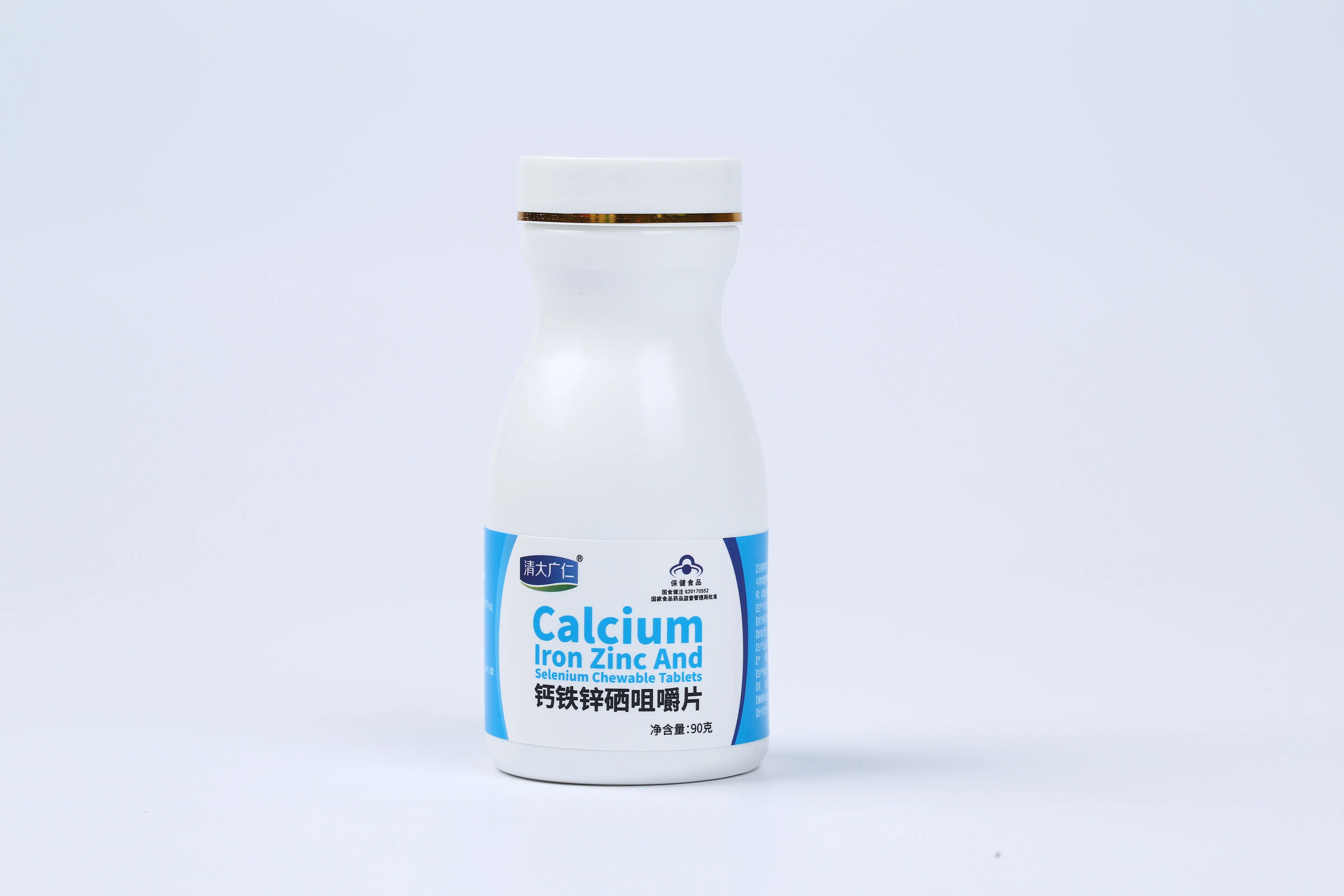 Chinese Health Herbal Tablets Calcium Iron Zinc Selenium Chewing Tablets