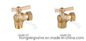 Female Two Piece Body Forged Brass Chromel Plated Water Meter Ball Valve