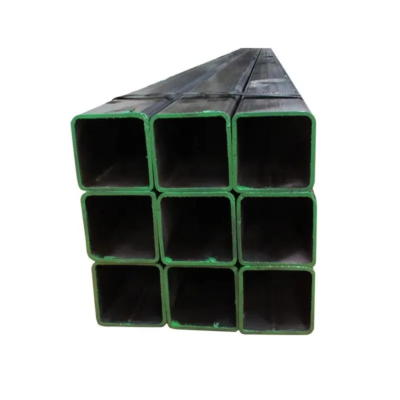 China Factory High Quality ASTM JIS Standard Black Iron Carbon Square and Rectangular Hollow Sections Steel Pipe