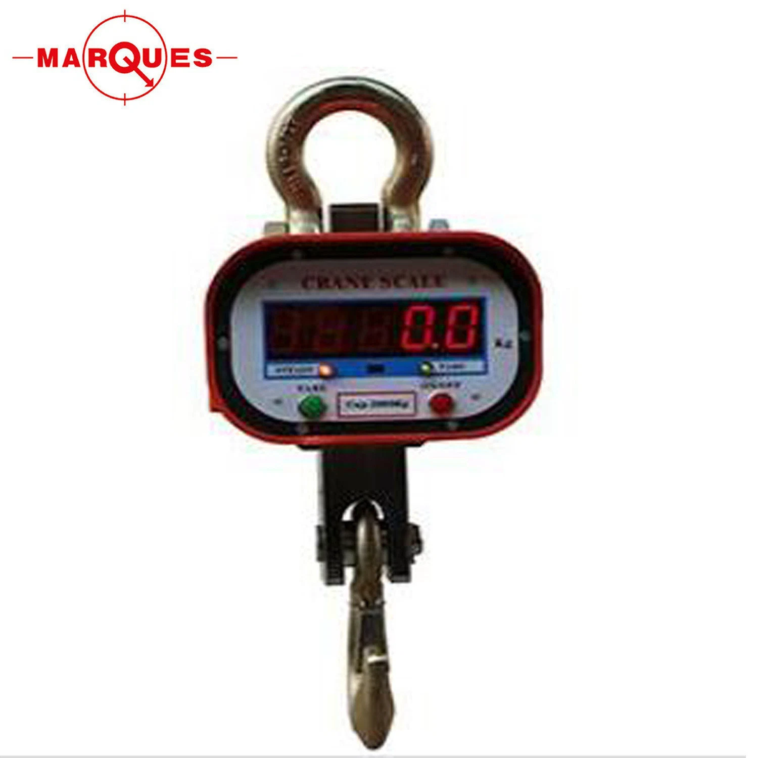 LED Automatic Weighing Industrial Hanging Hook Scale with Rechargeable Battery Remote Controller Calibration 1ton 10ton