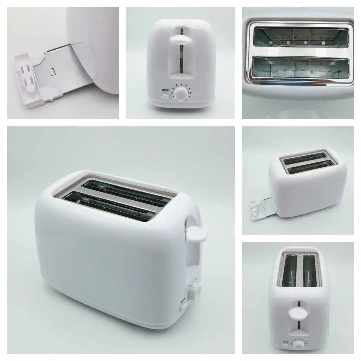 Custom Household Commercial Kitchen 2 Slice Automatic Electric Toast Bread Pop up Toaster