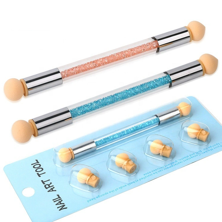 2019 Silica Gel Sponge Printing Double-Ended Nail Halo Dye Pen