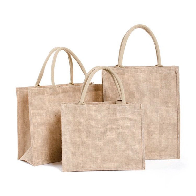 Original Factory OEM Custom Logo Printed Promotional Jute Bag