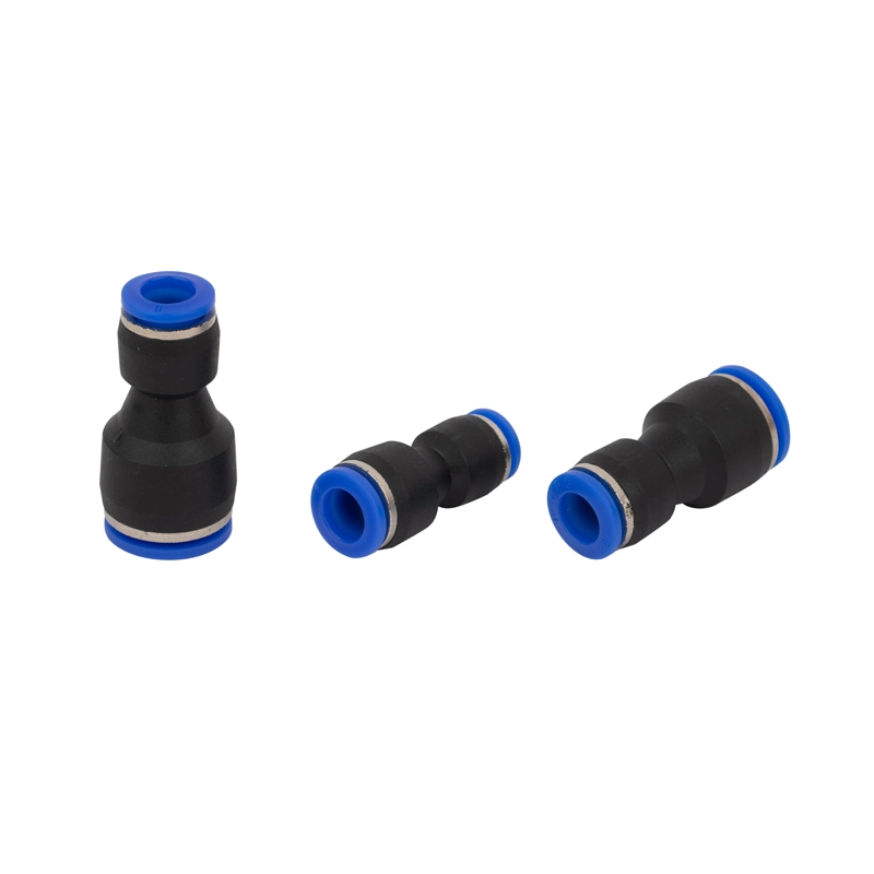 Durable Unequal in Line Union One Touch Push in to Connect Pneumatic Pg Fitting