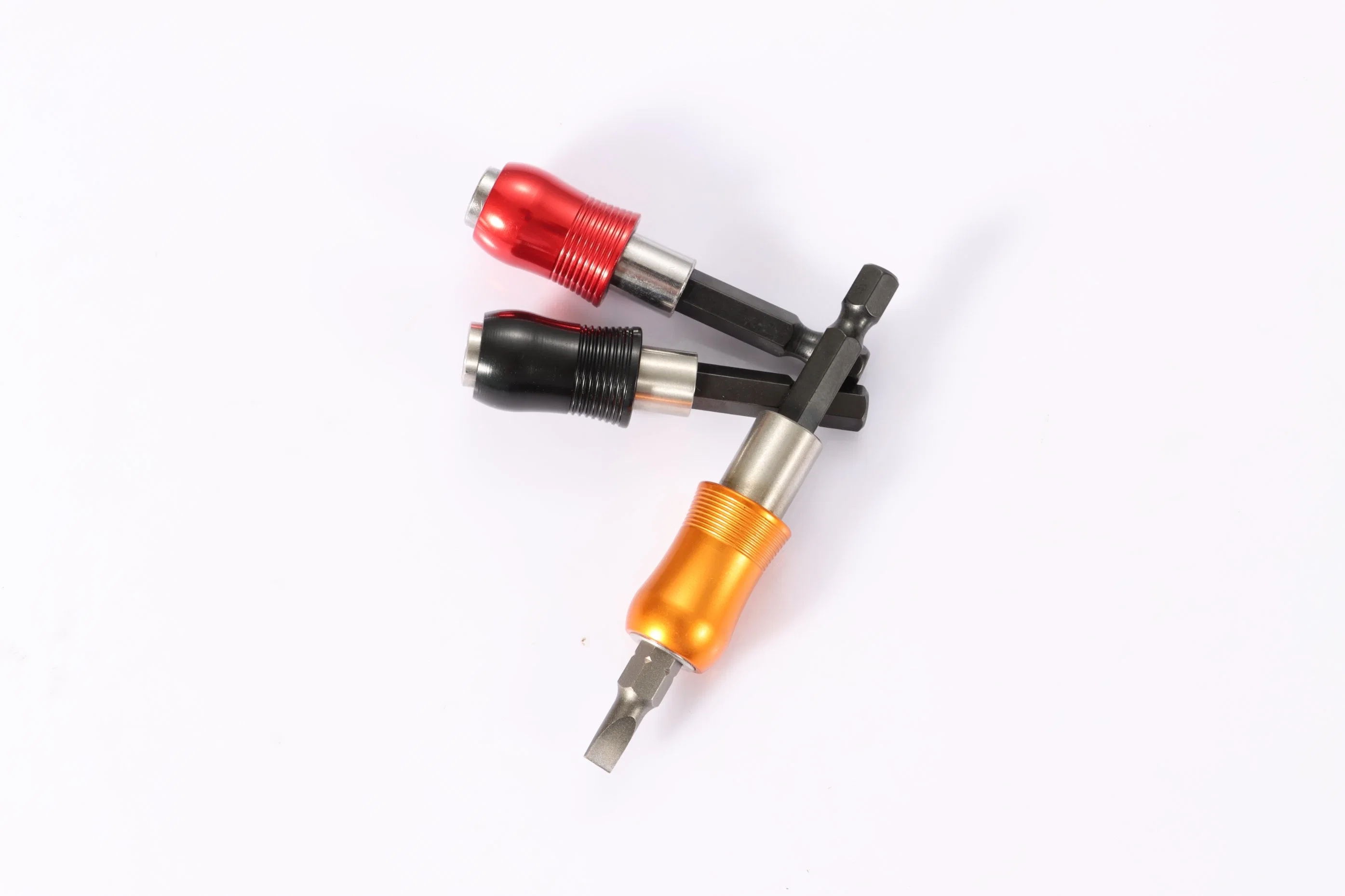 1/4" 60mm Hex Shank Quick Release Magnetic Electric Drill Screwdriver Bit Holder Cr-V 6.35mm Support EDC ODM