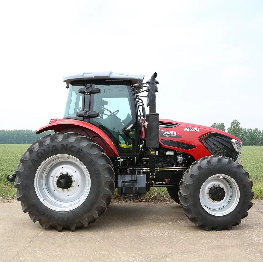 Landmaschinen Big Tractor 4WD 240hp Landmaschinen Traktor Weit verbreitet in Farm / Orchard mit Kabine verwendet