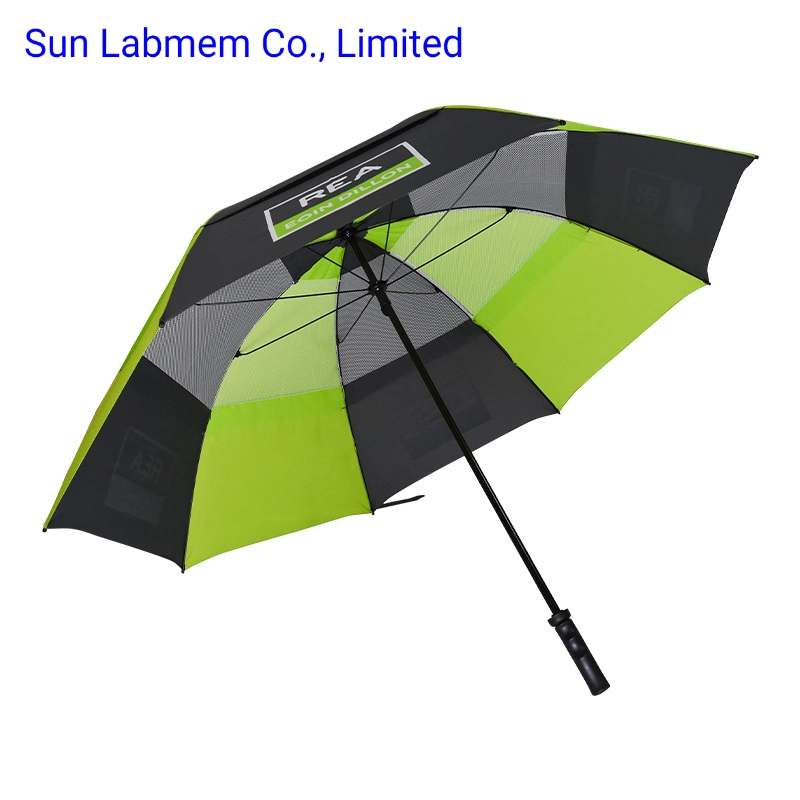 Good Quality Double Layer Promotional Durable Long Golf Umbrella for Sale