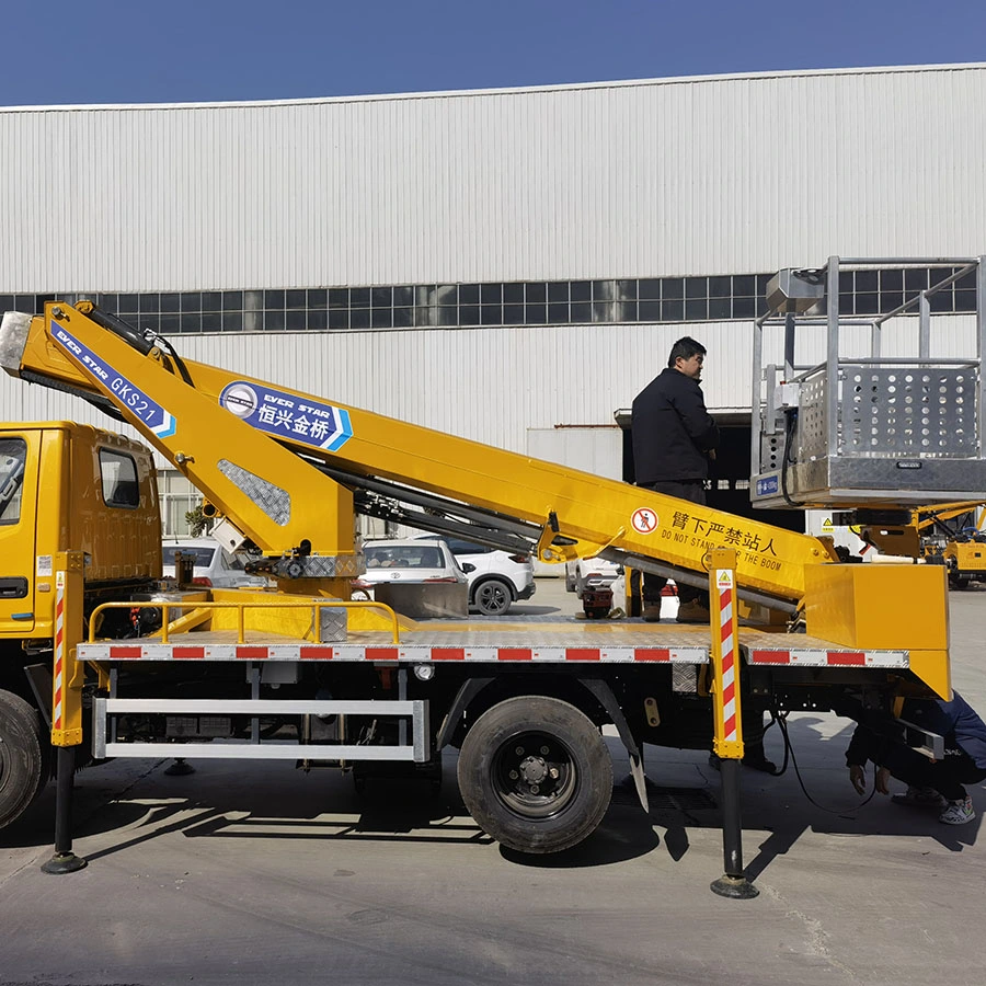 EverStar Truck für Straßenbeleuchtung Aerial Work Platform Operation Truck Mit Gelenkauslegern