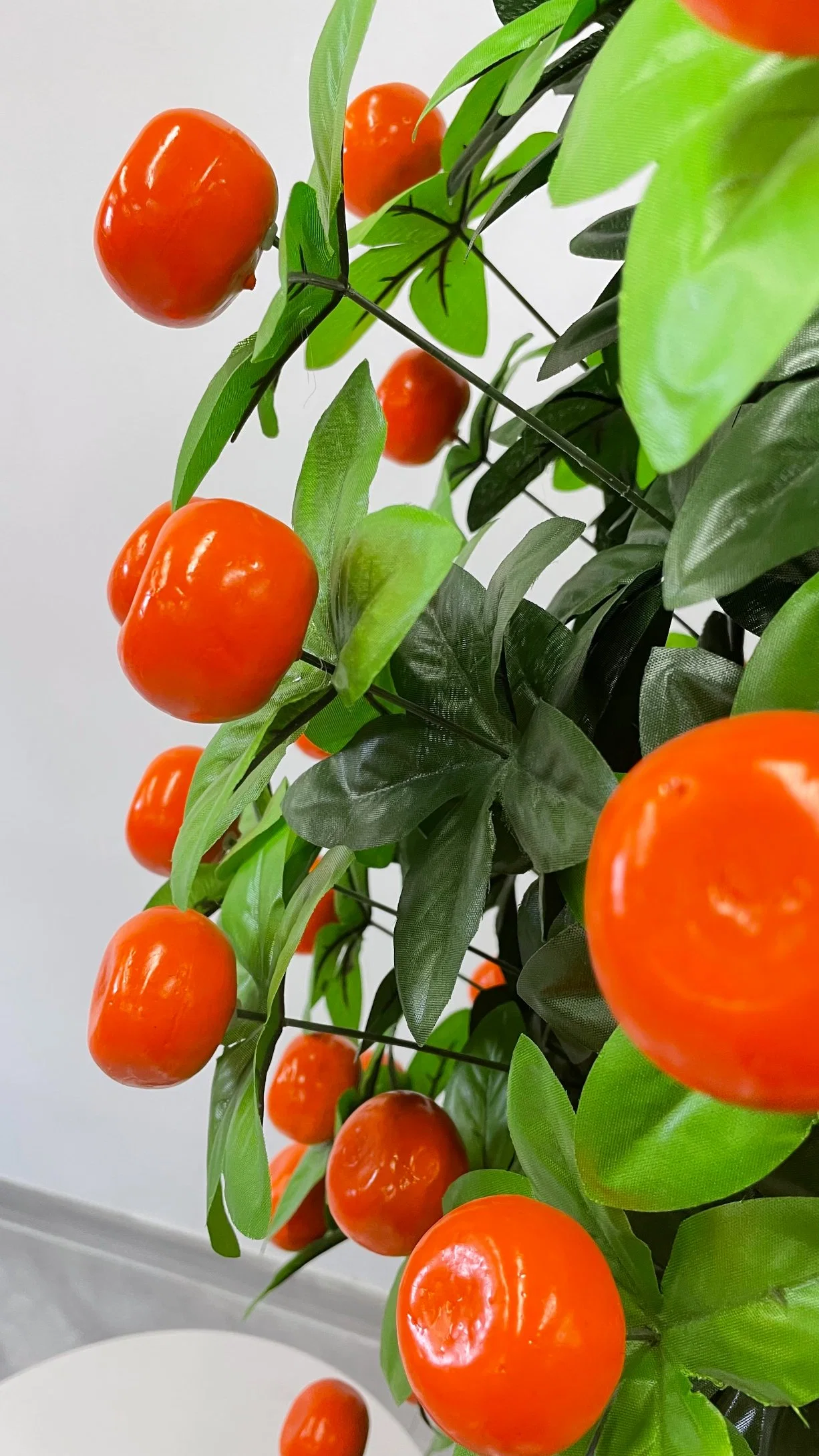 Hot Sale Customizable Artificial Simulation Decorative Plant Old Tree Head 93 Fruits Ping an Jinju