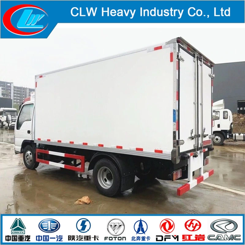 I'suzu 130HP Refrigeration Freezer Trucks 14 Cbm Meat Fish Transport Refrigerator Trucks 1.1 Capacity Load Refrigerated Truck