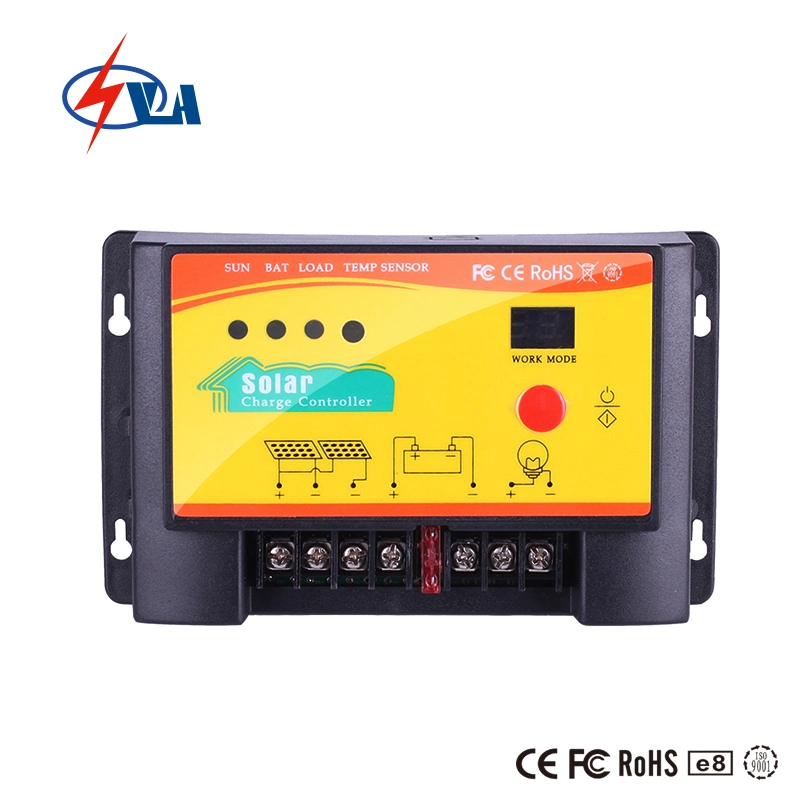 China New Design PWM Solar Charge Controller 12V/24V Auto 30A with LED Display, Light/Time Control