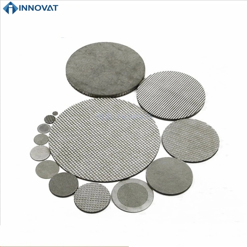 Stainless Steel 304 316 Wire Mesh Sintered Disc Filter Element Wire Mesh Filter Disc