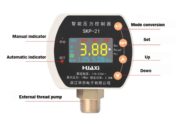 Skp-21 Pressure Control Supplier Automatic Water Pressure Control with Pressure Sensor