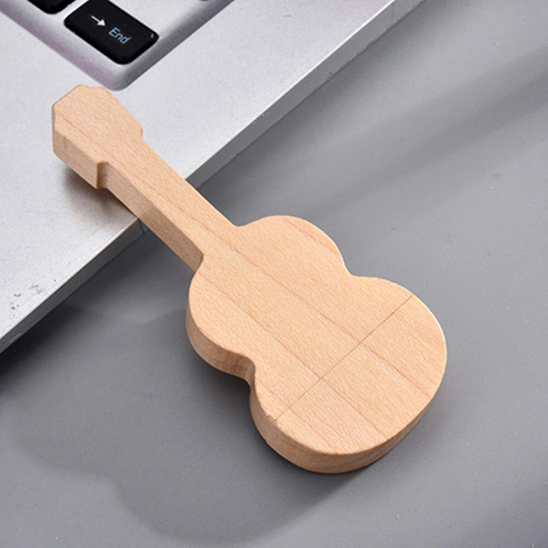 High Speed Wooden Guitar USB 3,0 Flash Drive 32GB Regalo Unidad USB