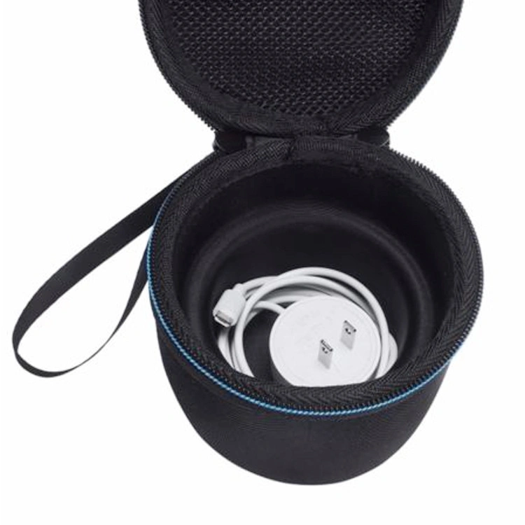 Round Hard Shell Waterproof Storage EVA Speaker Travel Case