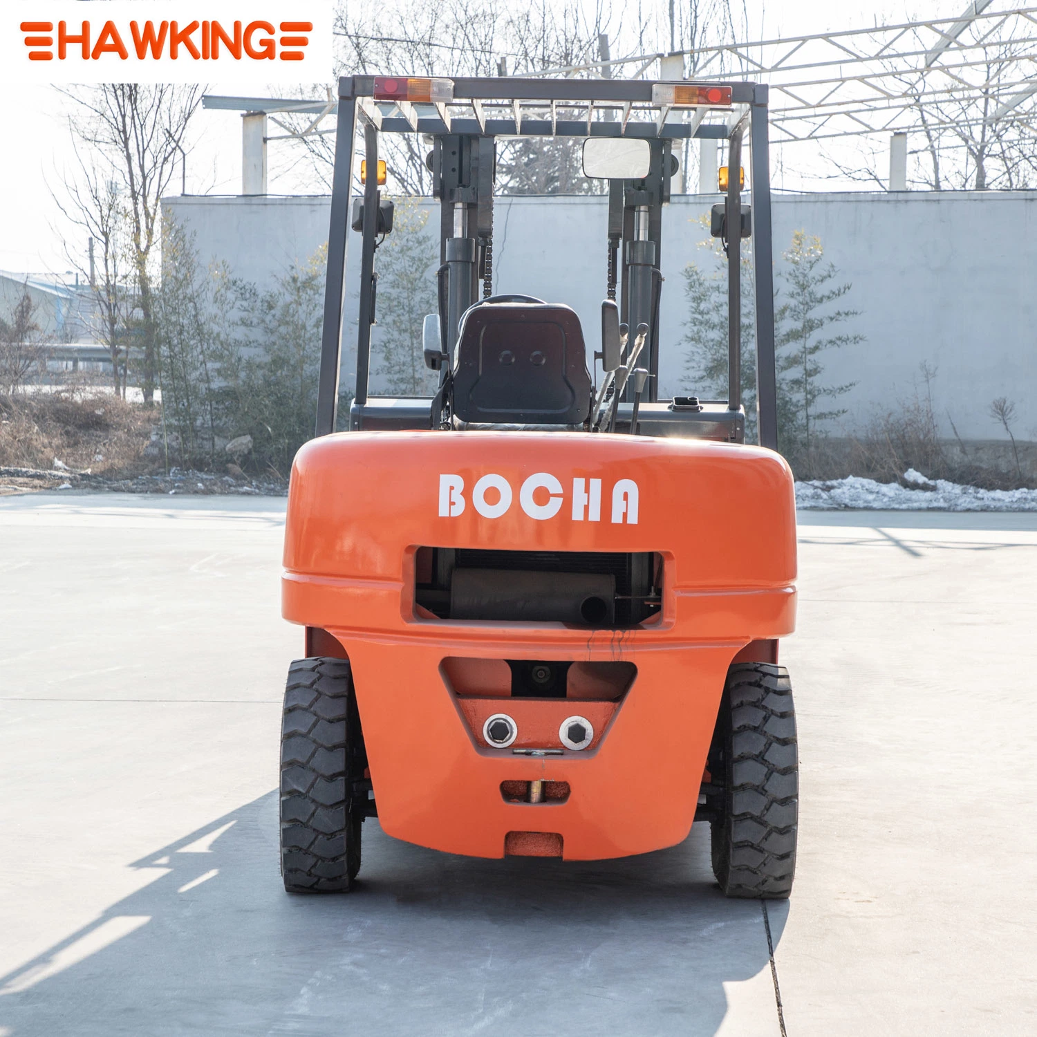 Hangcha Forklift Price Double Towers Air Inflation Tire Lift Truck