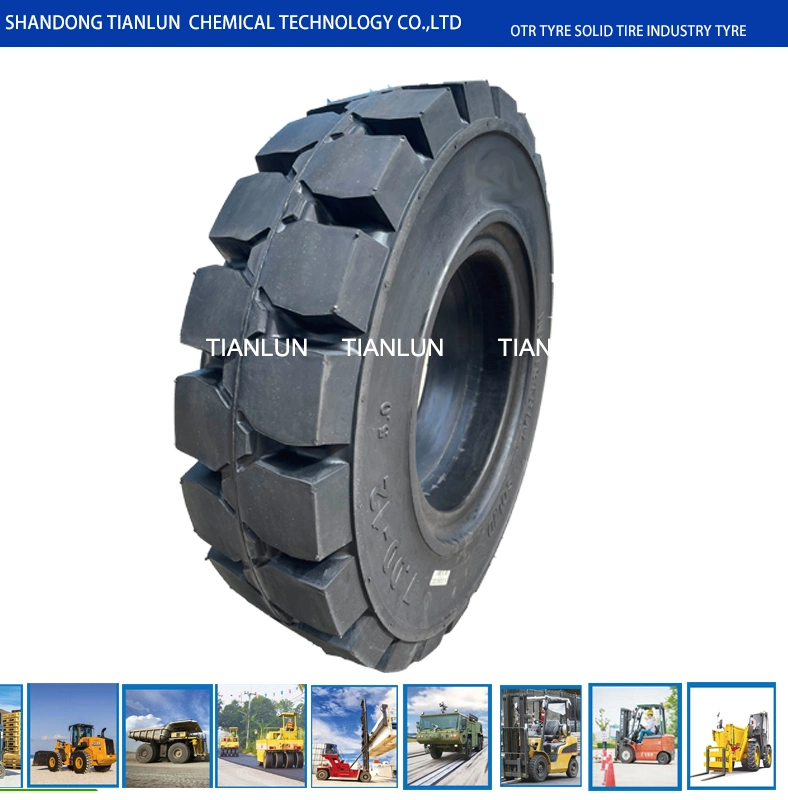 Industrial Forklift Parts 650-10 Solid Tyre 700-12 21*8-9 600-9