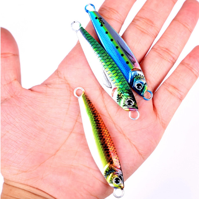 Fishing Lure Saltwater 7g-80g Glow Vertical Speed Fast Lead Jigs