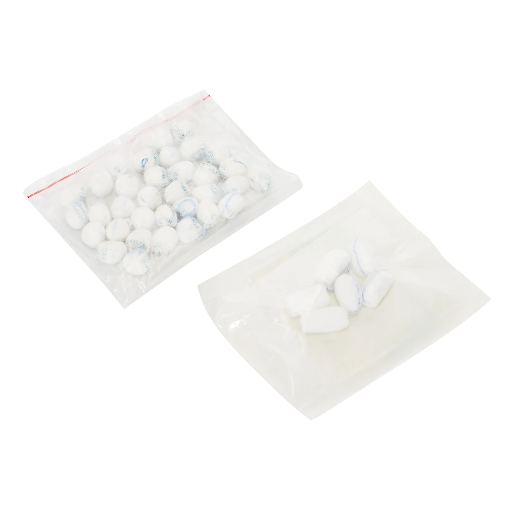 Absorbent Non Woven Peanut Gauze Balls with X-ray