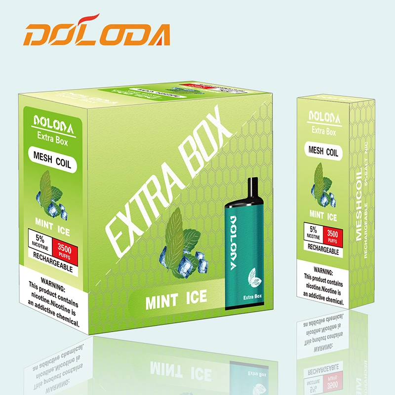 Mejor Venta de la electrónica de consumo Doloda Extra Box 3500 Puff Juego Pod 12ml