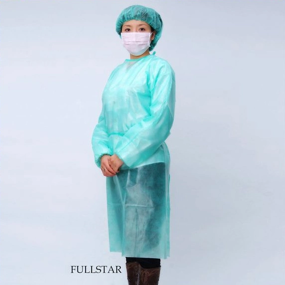 Disposable Protective Isolation Gown for Hospital Use