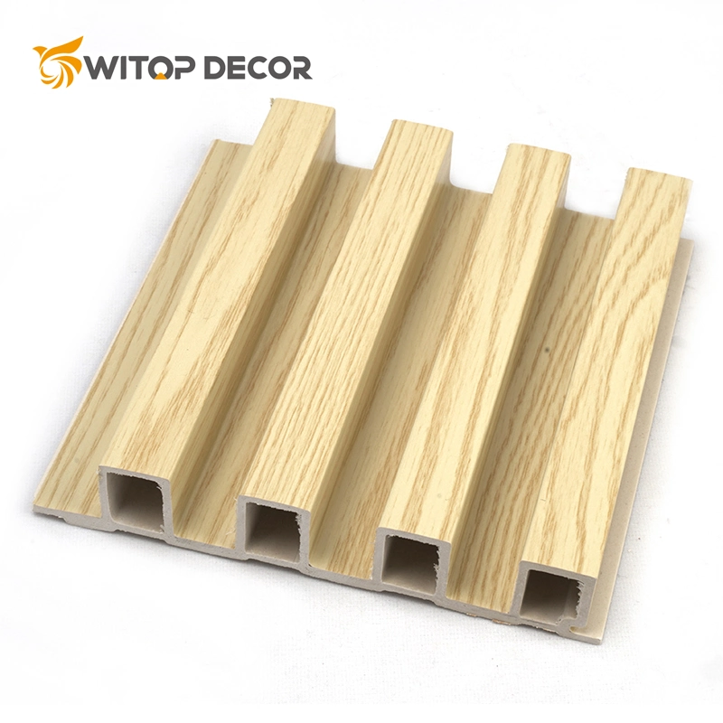 Hot Sale Wood Grain Waterproof Fire Proof Fire Test Report High quality/High cost performance  Indoor Decorative Insoul Strip WPC PVC Wall Board