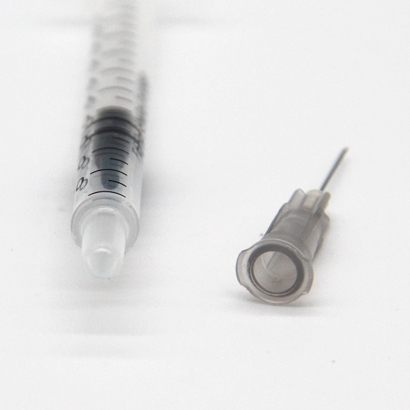 3 Part Medical Plastic Disposable Syringe with Needle