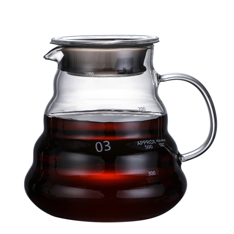 High Borosilicate Glass Handmade Pour Over Coffee Tea Maker