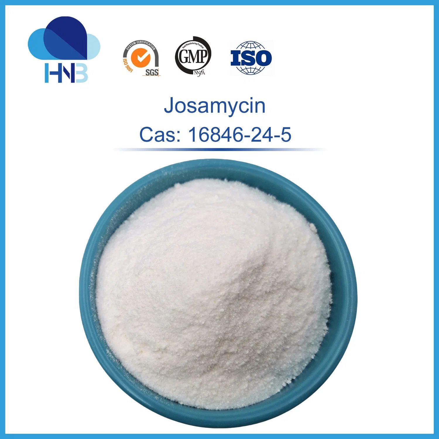 83310-75-2 ISO Fabrik Preis Pharmazeutisches Rohpulver 99% Josamycin Propionat