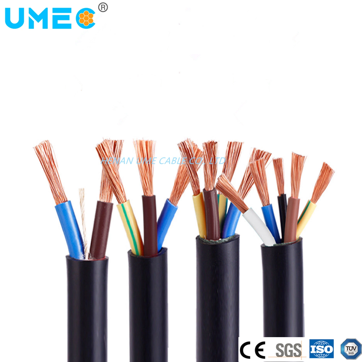 Semi-Industrial Electrical Installations H05VV-F A05VV-F Myym 1gx0.75 2gx1.5 3gx2.5 4gx4 5gx4mm2 Rvv Cable