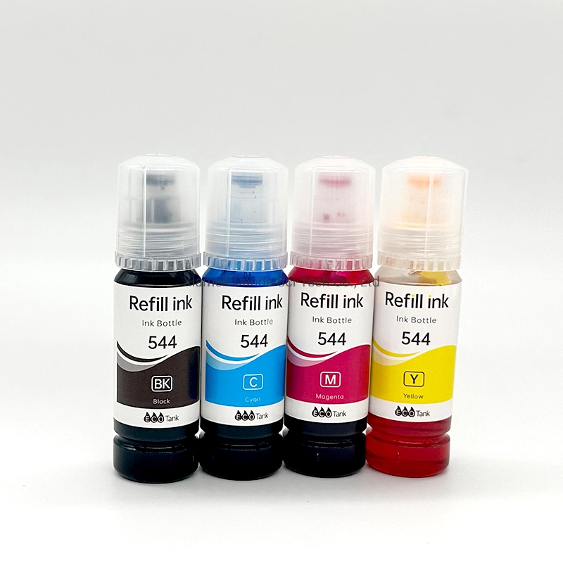 T544, 544 Premium Refill Ink for Epson L3100/L3150/ L3151/L5190 Ecotank Inkjet Printer