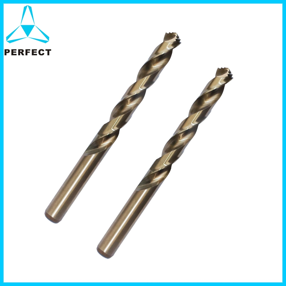 3 Steps Design (3X-5X Drilling Efficiency) HSS 8% Cobalt M42 Twist Drill Bits for Stainless Steel and Hard Metal