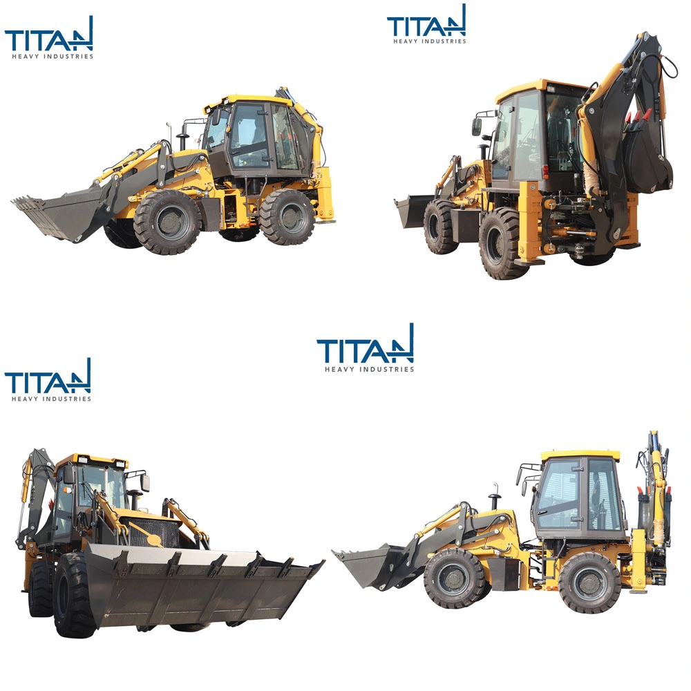 OEM ISO CE TL30-25 2500kg 4cx Excavator and Loader Agricultural construction equipment machine Towable 2.5 Ton engine parts Mini wheel Backhoe loader