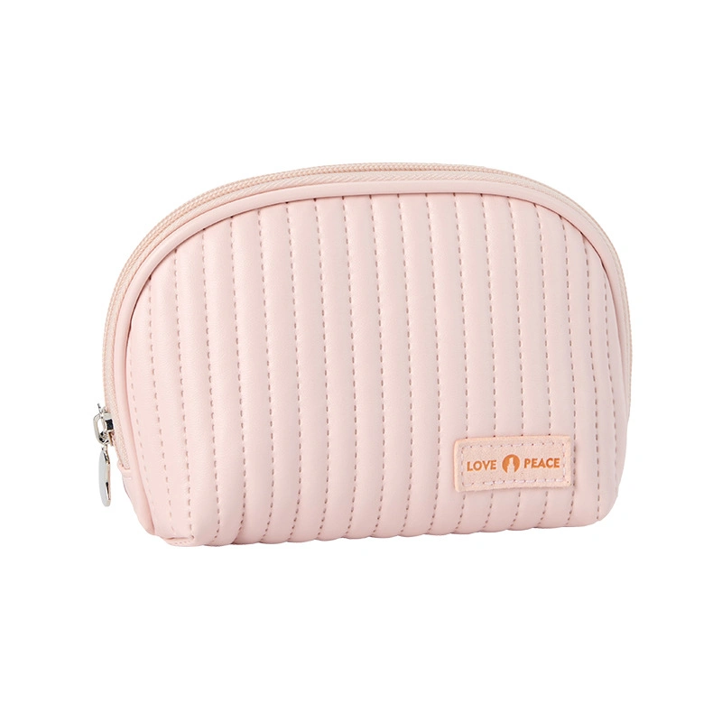 (WD12982) New Half Round Cake Makeup Bag Makeup Bag Travel Makeup Bag Wholesale/Supplier Mini Hold Makeup Bag