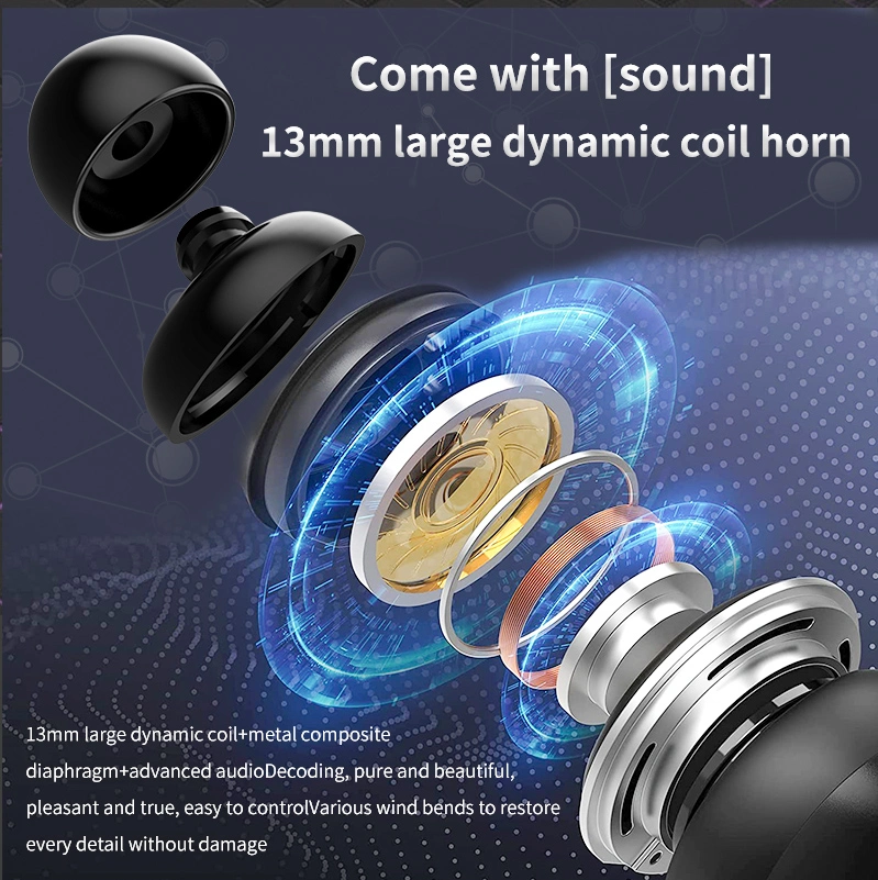 in-Ear Bass Sound Quality Double Earphones with Waterproof Noise Cancelling J8PRO