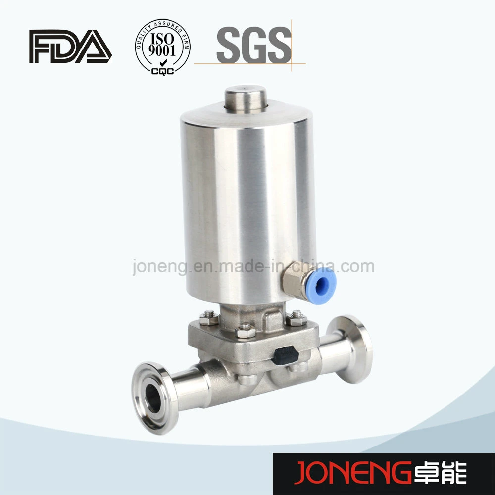 Stainless Steel Sanitary Manual Type Diaphragm Valve with Drain (JN-DV1004)