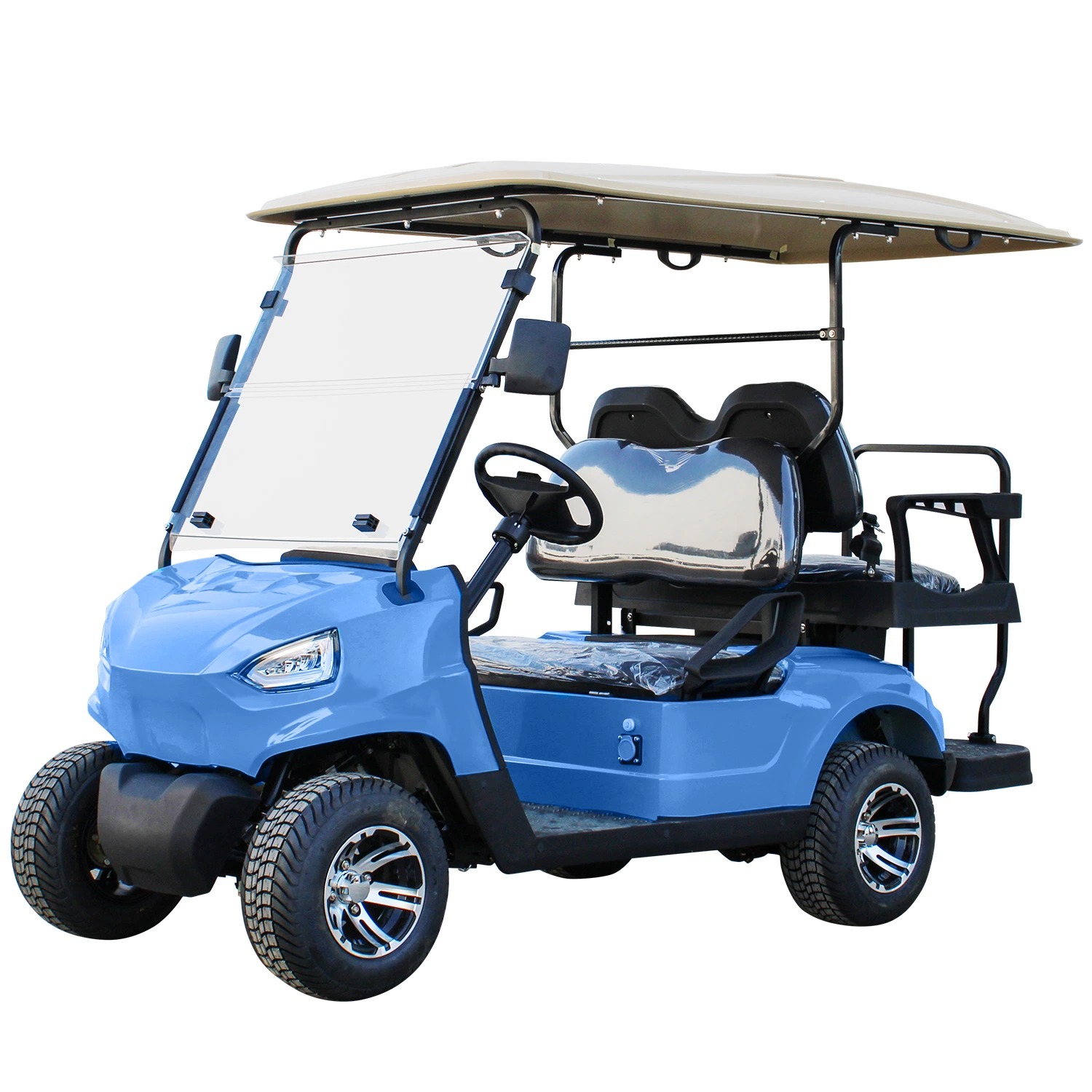 Hot Sale Kds Motor 5kw Wuhuanlong 2930*1350*1950 Jiangsu Electric Vehicle Golf Car with CE