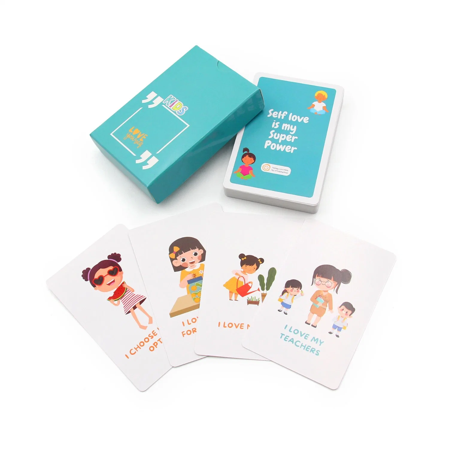 Precio de fábrica papel de alta calidad niños Tarjeta de Juego impresión personalizada Juegos de cartas